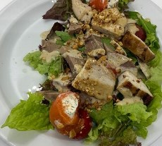 Из языка и куриной грудки