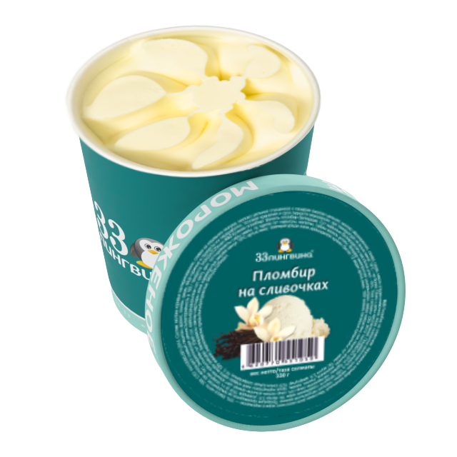  Пломбир на сливочках330г