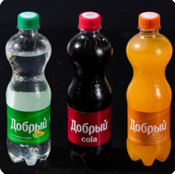Напиток газированный Добрый Кола без сахара 0,5л