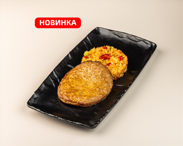 Сербская плескавица с рисом