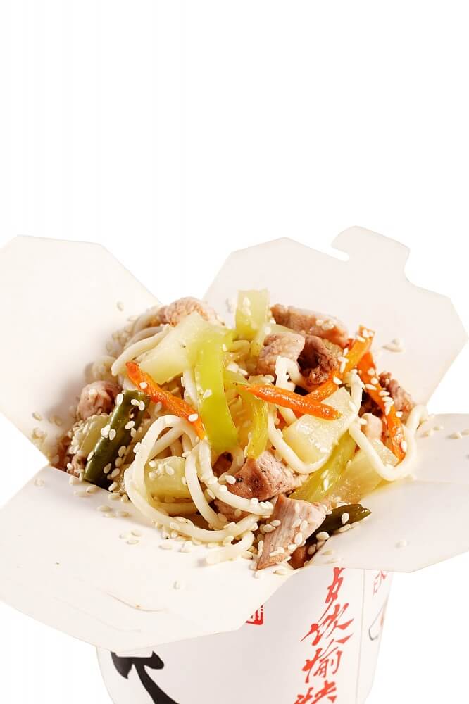 Яичная с курицей и ананасом