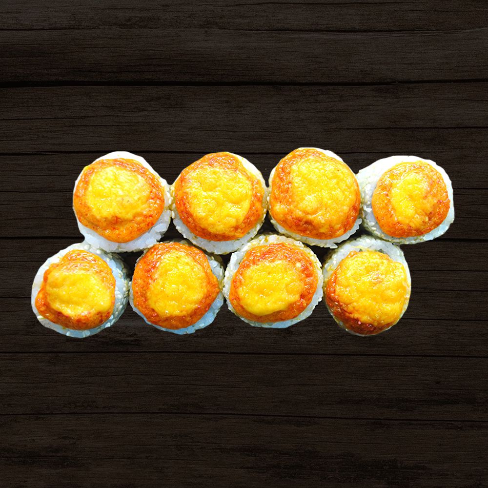 Запеченный ролл Чиз с курицей