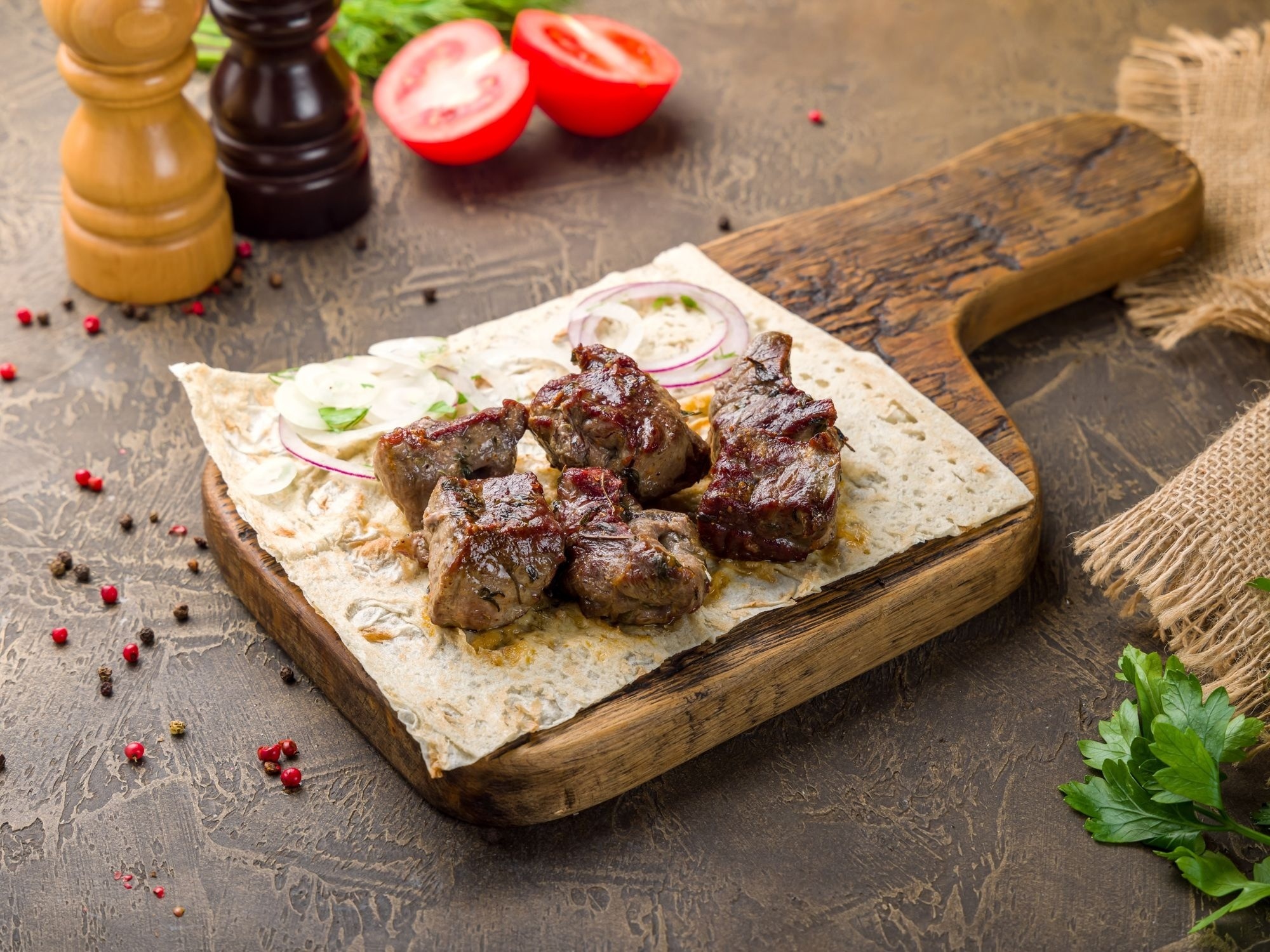 Шашлык из cвинoй шейки