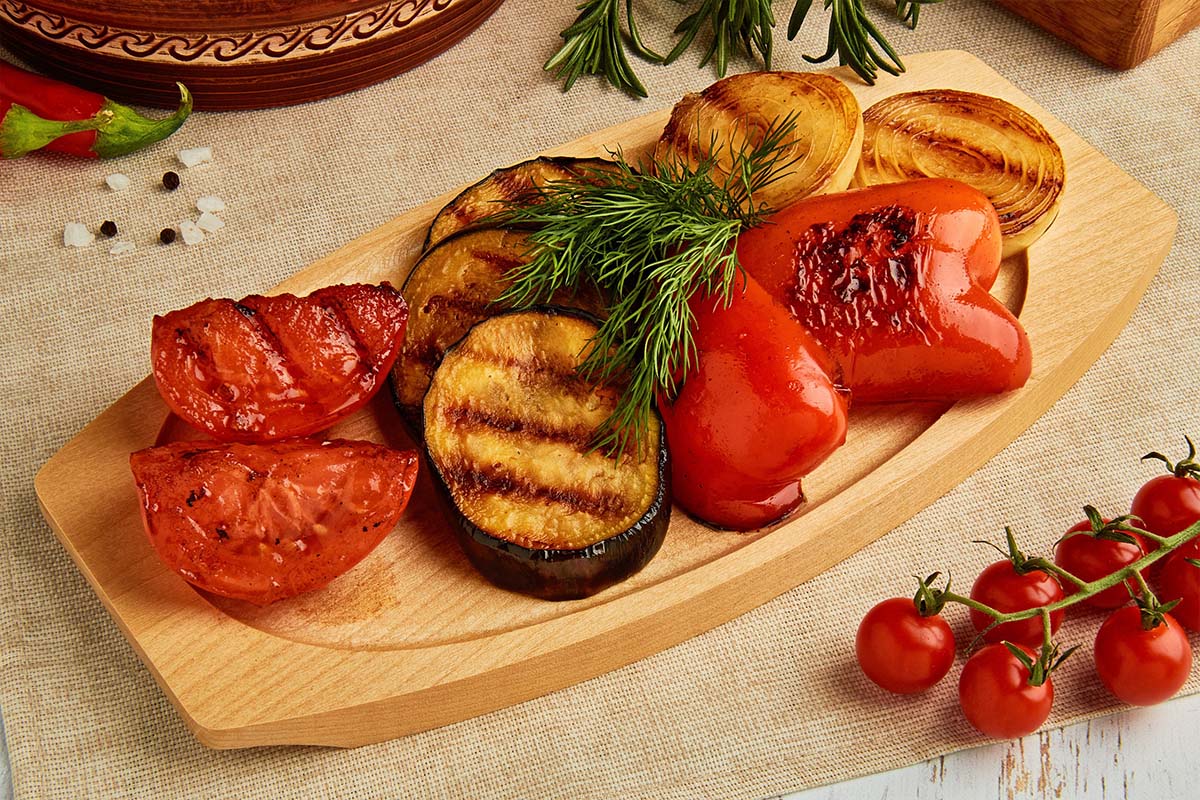 Овощной шашлык