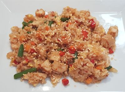 Рис с морепродуктами
