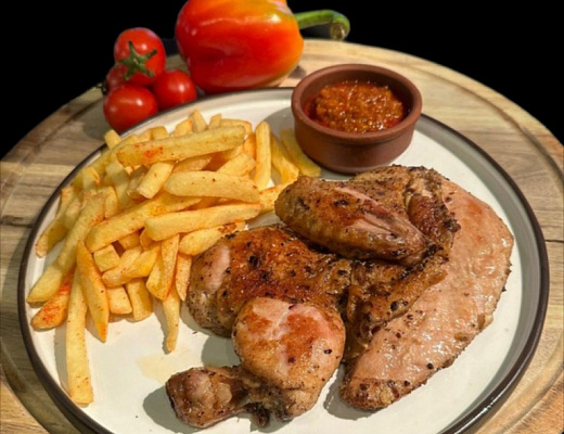 Домашняя курица табака