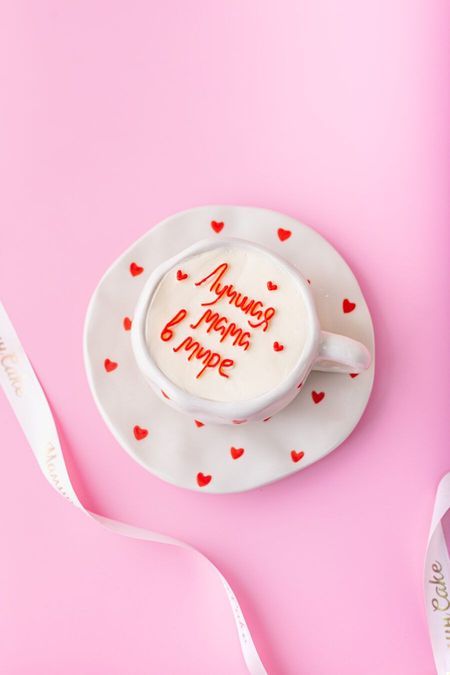 Десерт в чашке «Лучшая мама в мире»