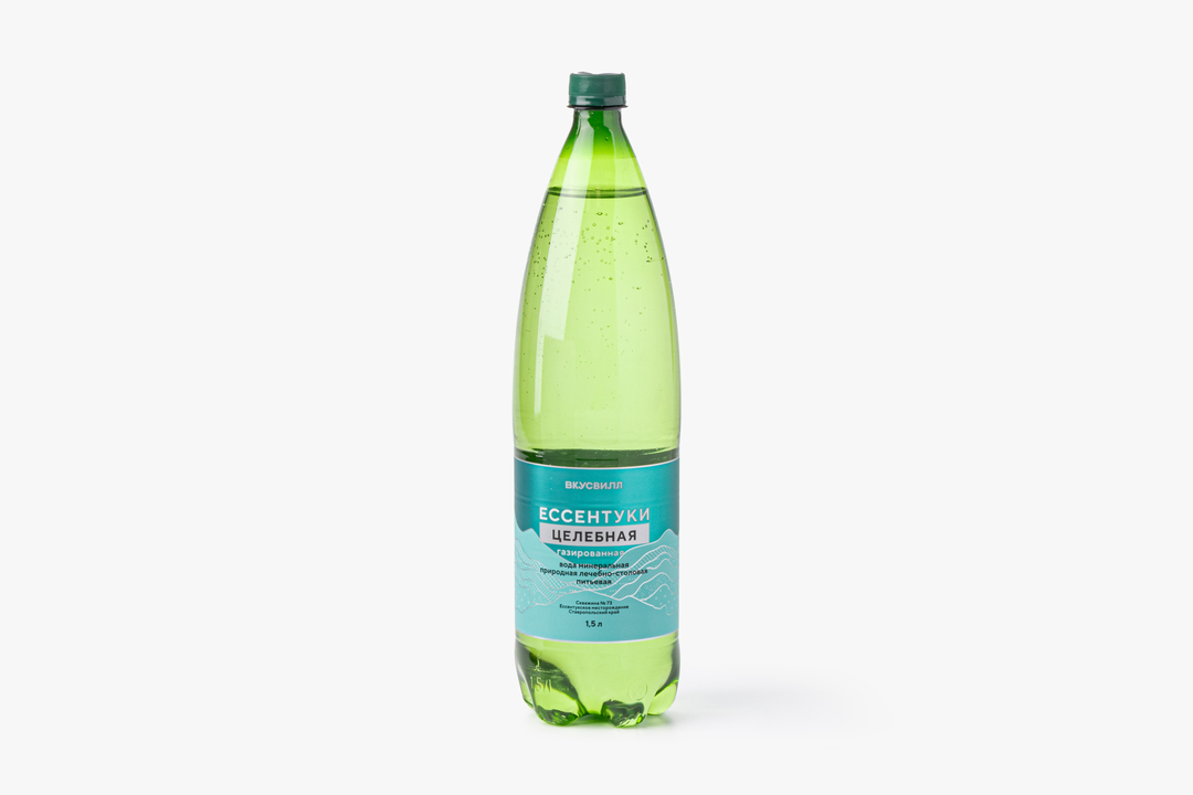 Вода минеральная "Ессентуки Целебная" газ., 1,5 л