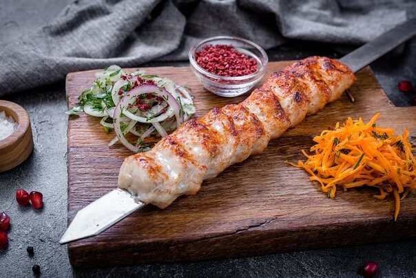 Люля-кебаб из куриного мяса