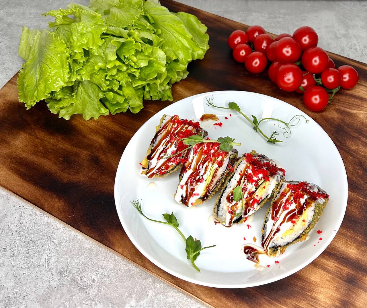 Сендвич с креветкой