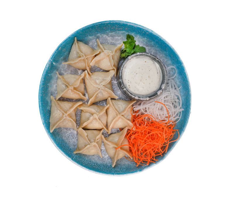 Пельмени с щукой и грибами отварные, 200/20г