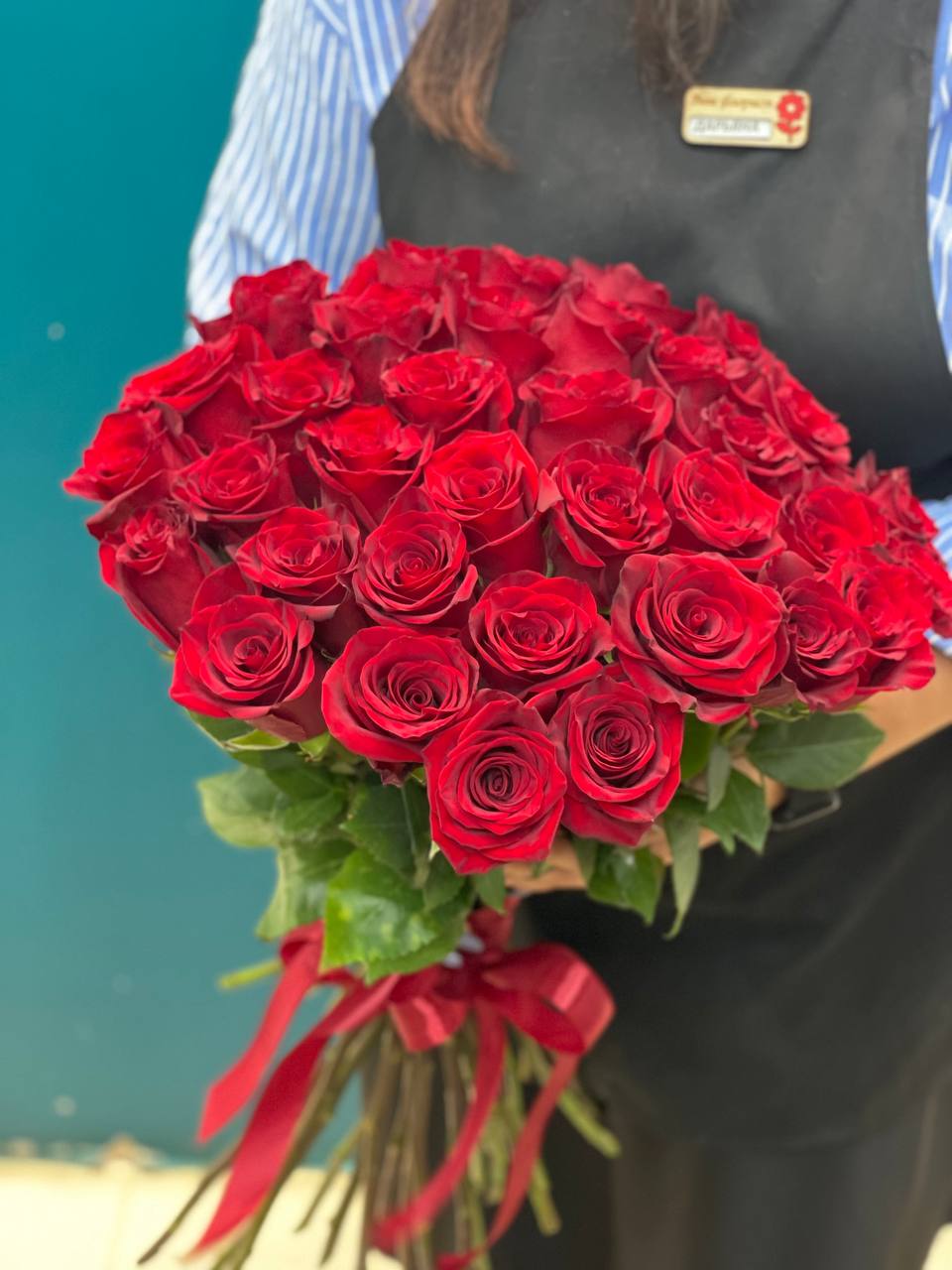 35 эквадорских роз