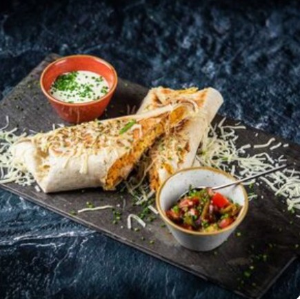 Буррито со свежей курицей