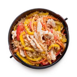 Рис с курицей