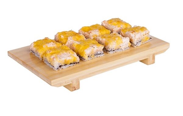 Запеченная пицца с лососем