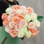 Букет 25 роз микс 50 см