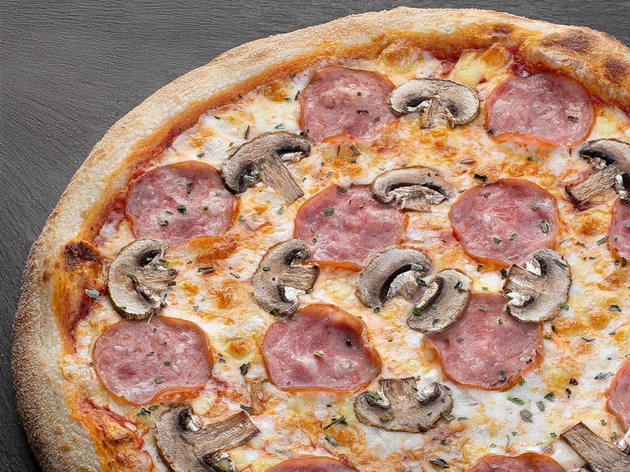 Ветчина и грибы