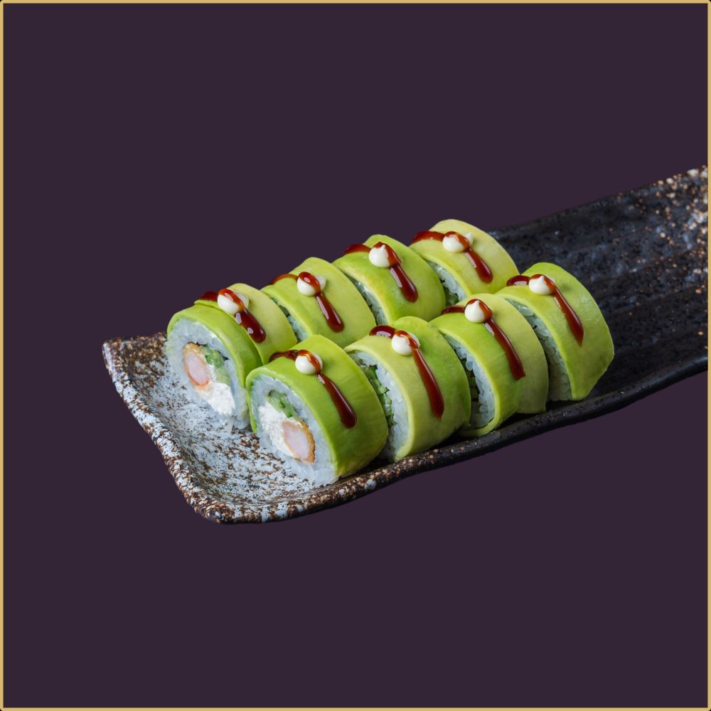 Роллл Креветка в авокадо