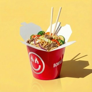 Вок говядина сливочный