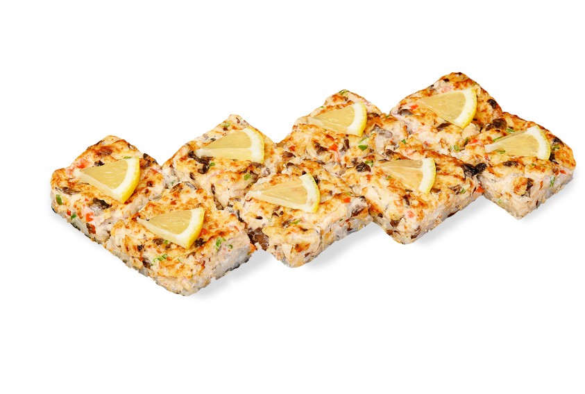 Суши-пицца с курицей