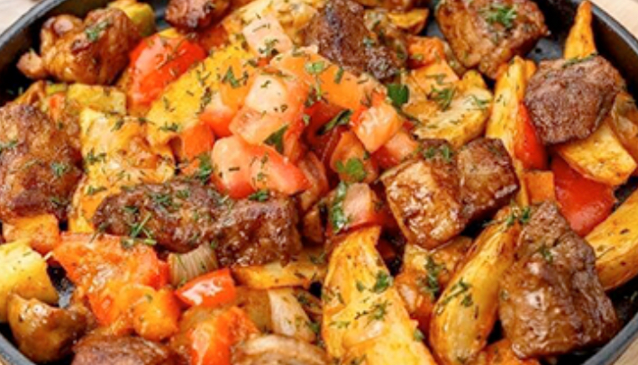 Жаркое из курицы по-домашнему 