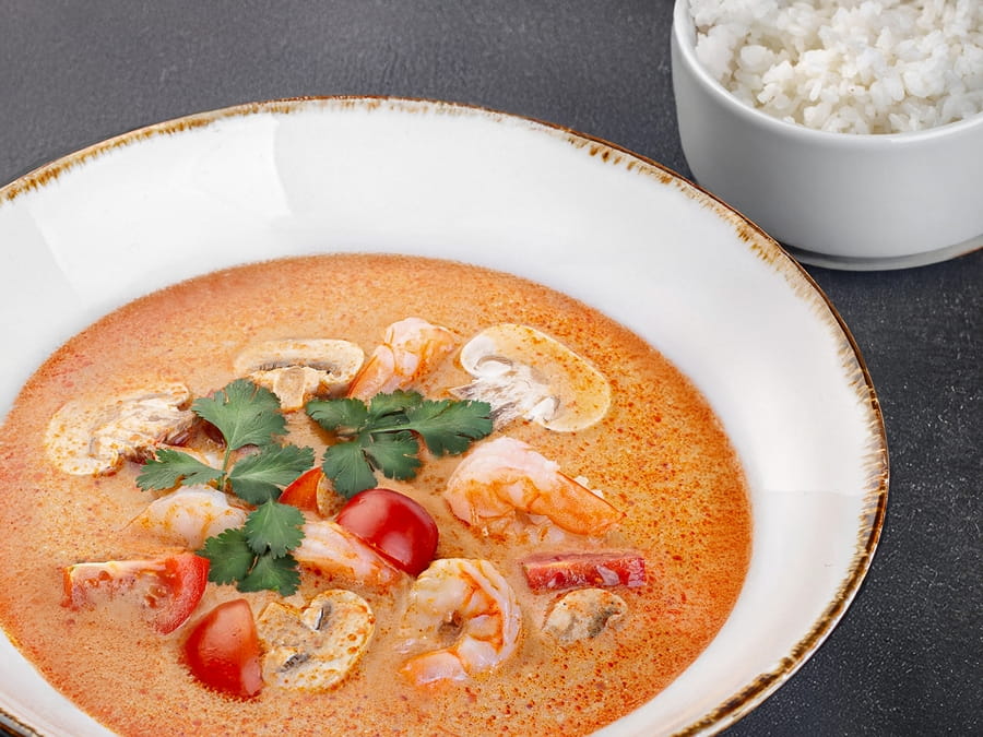 Суп Том-Ям с креветками
