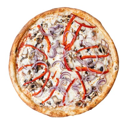 Пицца 33 см С ветчиной и грибами