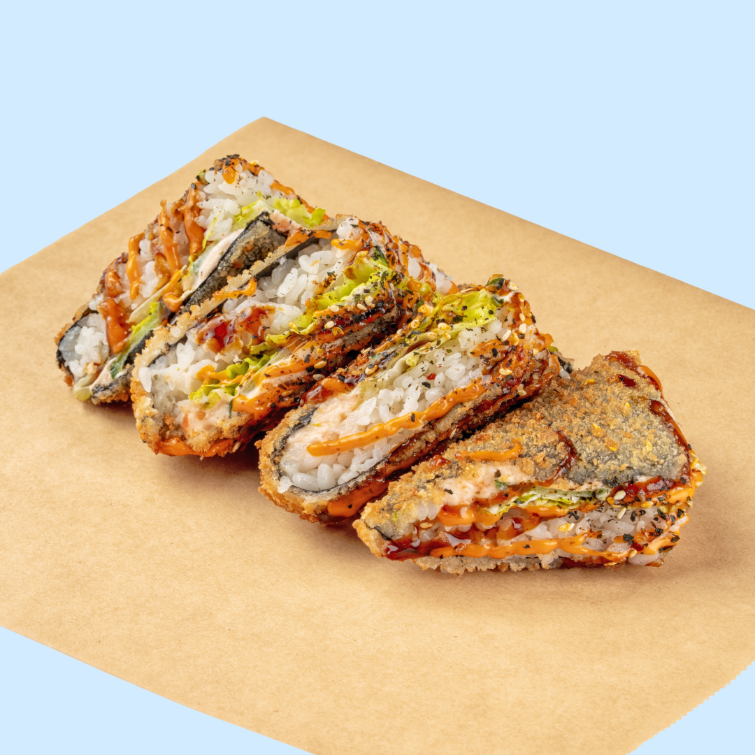 Суши тако с лососем