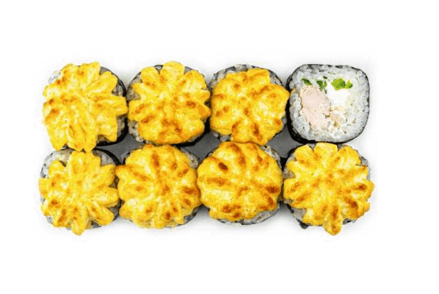 Запеченный с курицей
