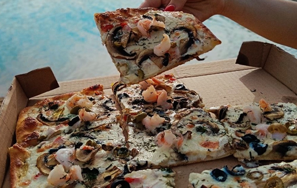 «С креветками»