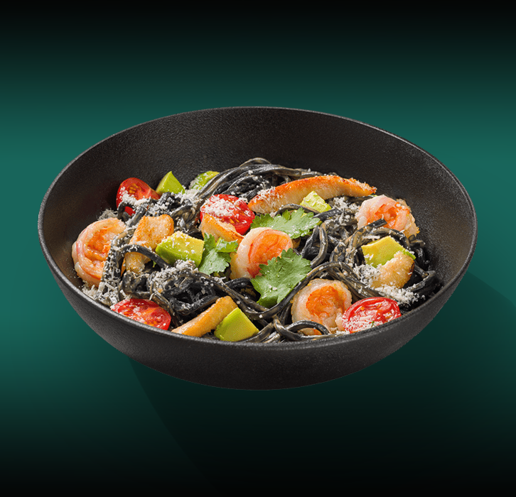 Вок Хань с креветками и курицей