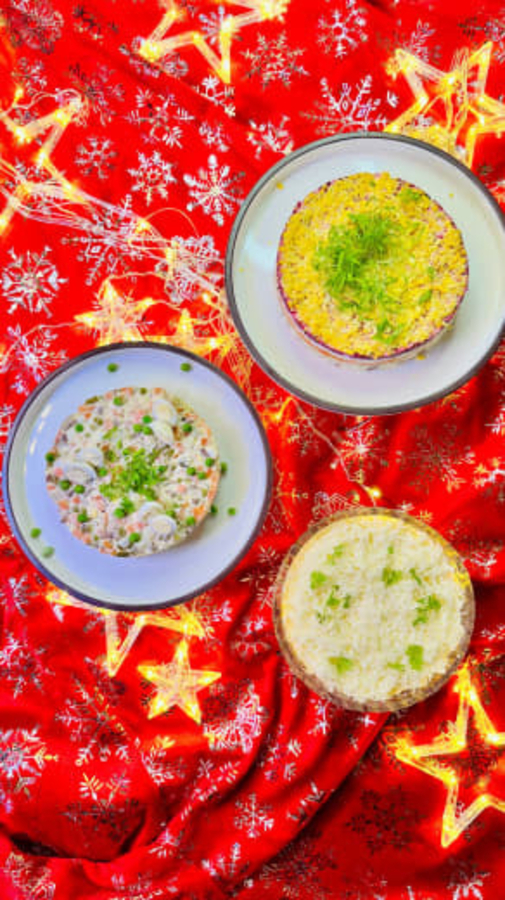 Сет салатов "Новогодний"