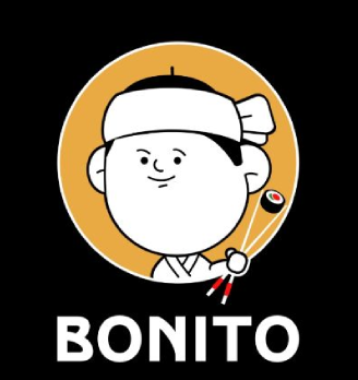 Bonito sushi - логотип