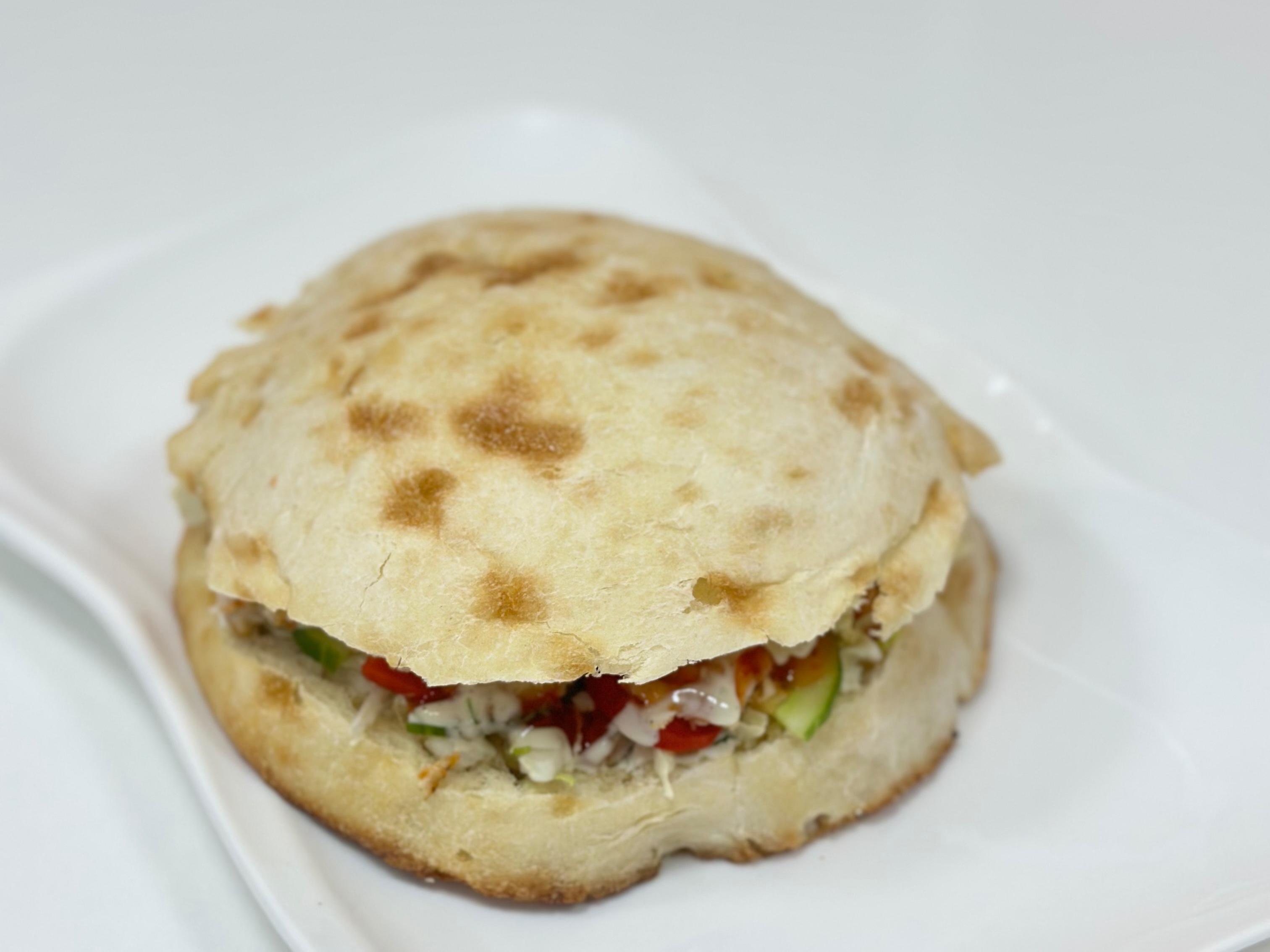 Ассорти из овощей на мангале в пите