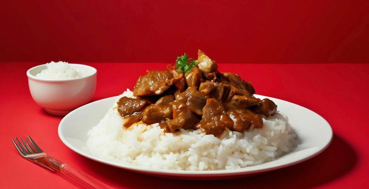 Потрошки куриные с рисом