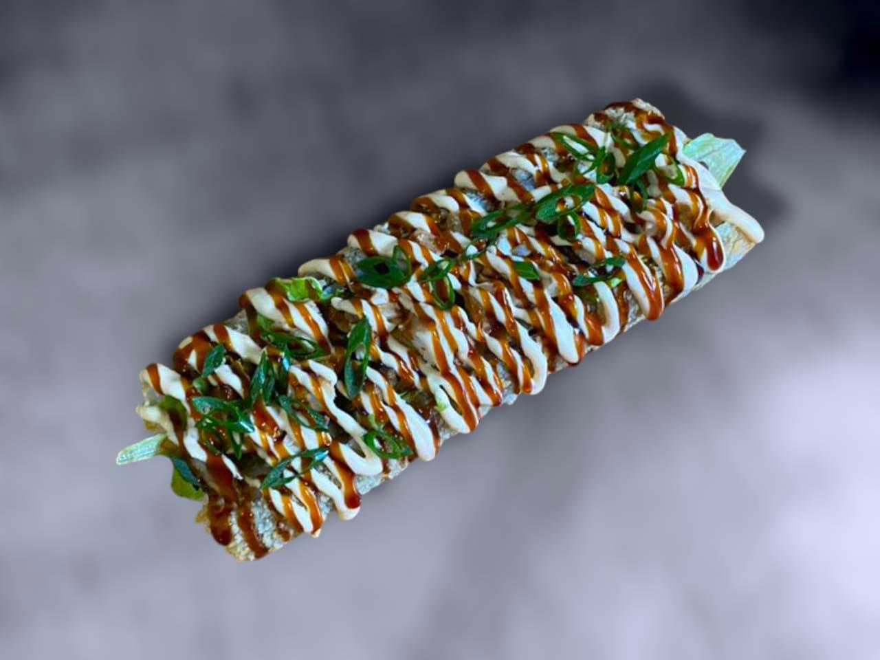 Японский хот дог с курицей