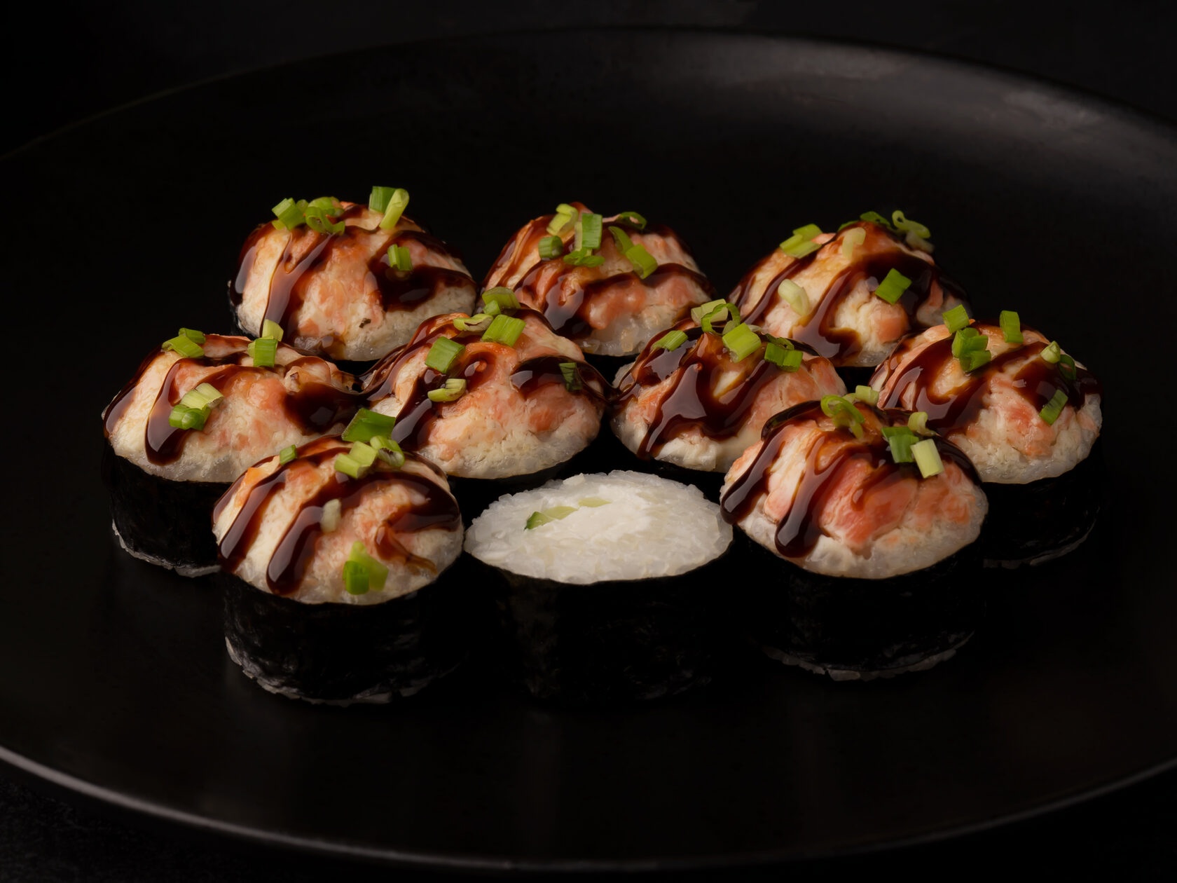 Запеченный с лососем тар-тар