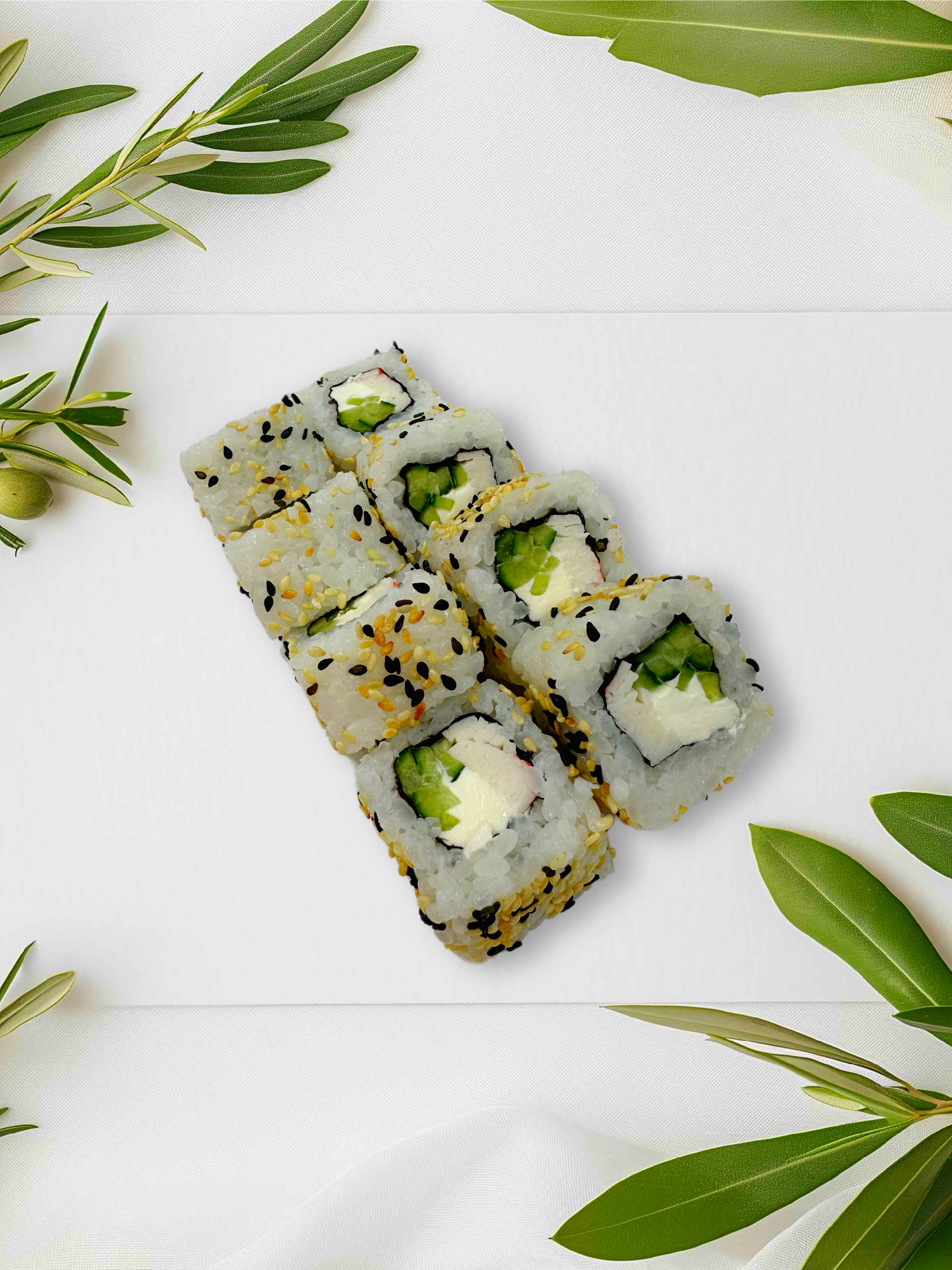 Кунжут ролл с курицей копченой