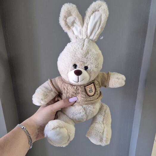 Зайка в свитере 