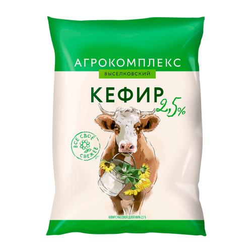 Кефир Агрокомплекс 2.5% 900мл