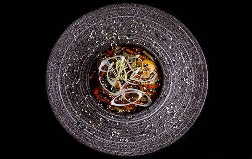 Лапша Гречневая с Беконом