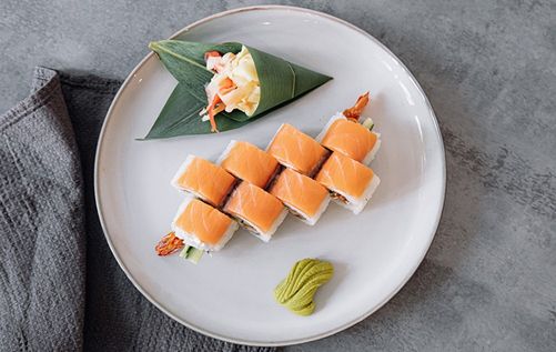 Ролл Сяке Темпура