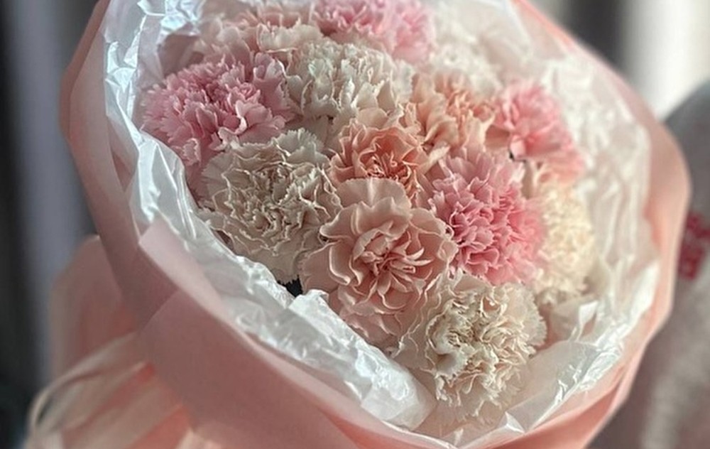 №73 Авторский букет из диантусов XL