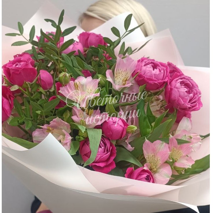 Букет «Букет розовый шик»