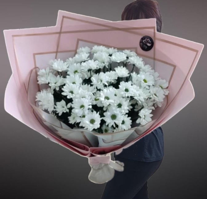 Букет-гигант из ромашек