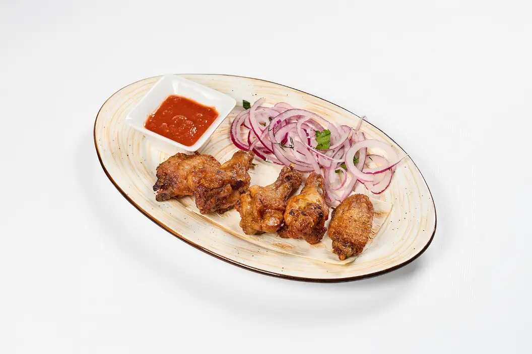 Шашлык из куриных крыльев