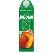 Сок "Добрый" (персик-яблоко)