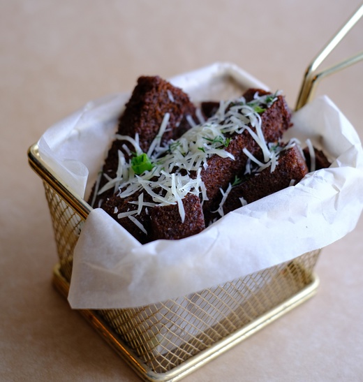 Гренки чесночные