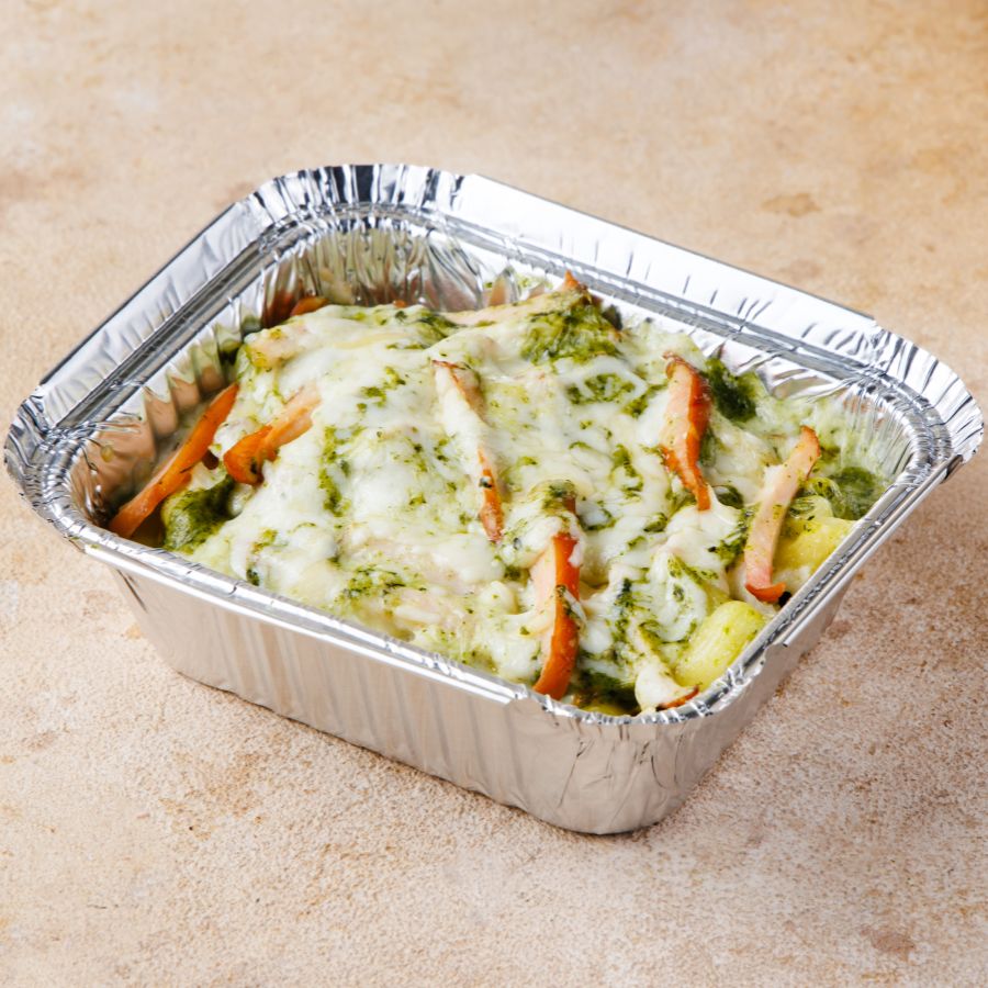 Мак & Чиз со шпинатом и курицей
