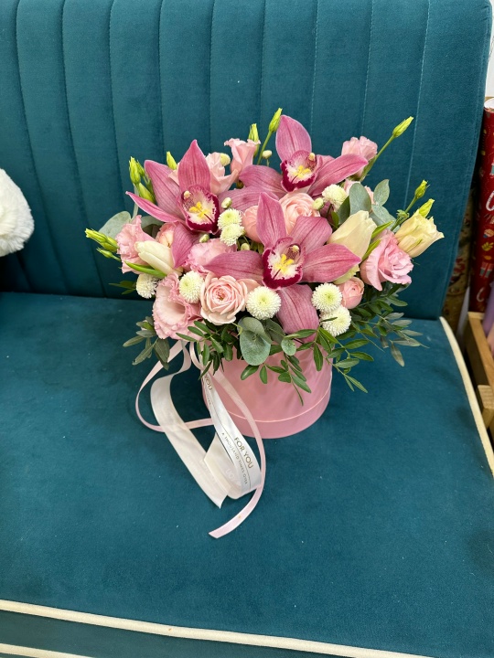 Ооочень красивая коробочка с орхидеями